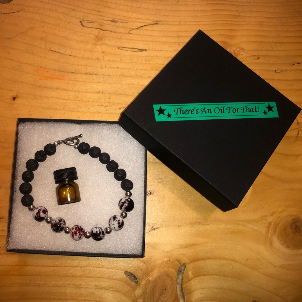 Homemade high quality Lava Stone diffuser Bracelet